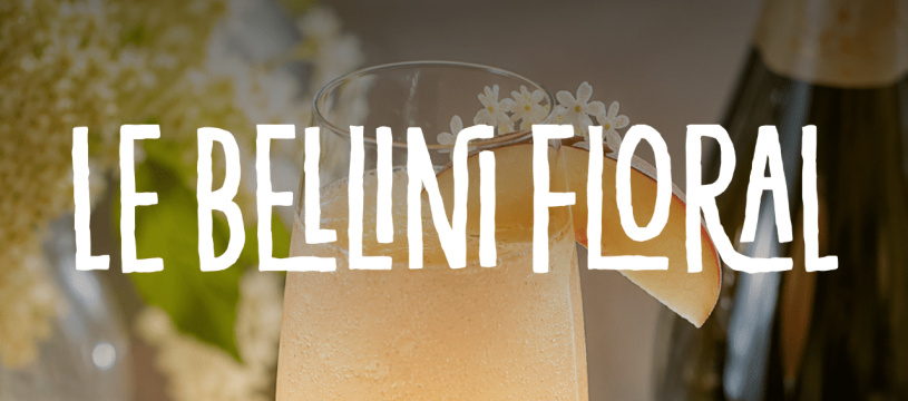Bellini Revisité au Sureau & Pêche Blanche